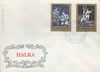 1972 - Польша - 100th Anniversary of the Death of Stanisław Moniuszko ("The New Don Quixote or One Hundred Follies" (ballet), "Halka" (opera))