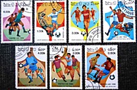 1986 - (Лаос) Чемпионат мира по футболу - Мехико-86