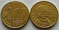 2009 год-10 центов